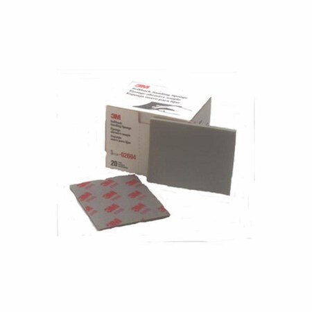3M 320 & 400 Grit 16051131-02604 Softback Sanding Sponge4.5 x 3.5 x 0.18 in. 405-051131-02604